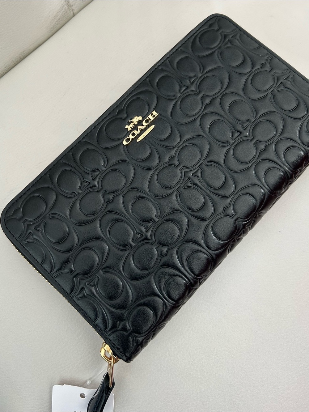 Coach Continental Wallet In Signature Leather - Picture 2 of 10
